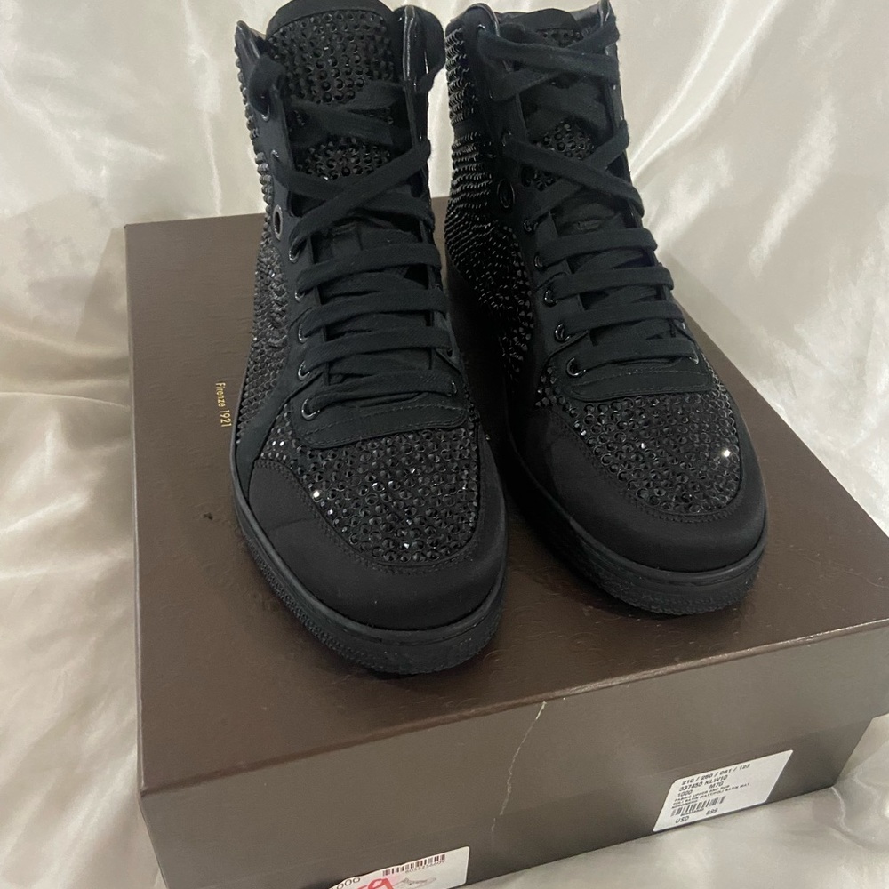 Gucci Rhinestone Sneakers 100% Authentic